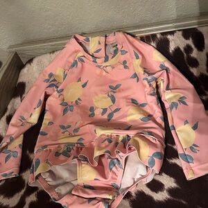 Oshkosh Pink Lemon Swim suit 18 month